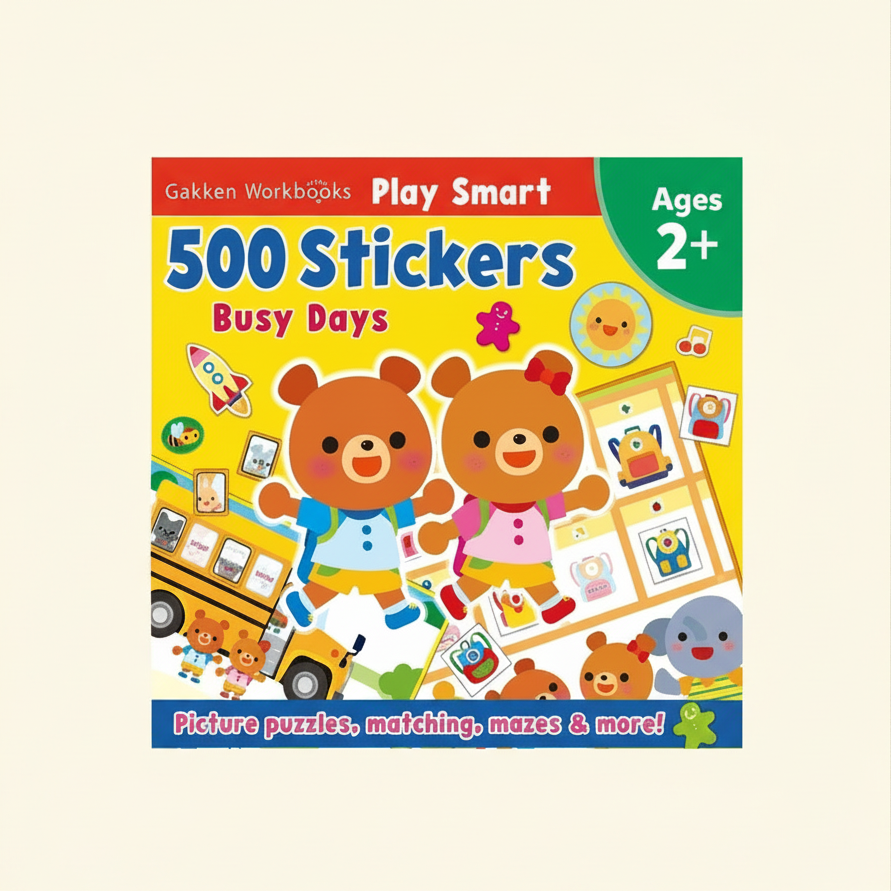 Play Smart 500 Stickers Busy Days - Paperback