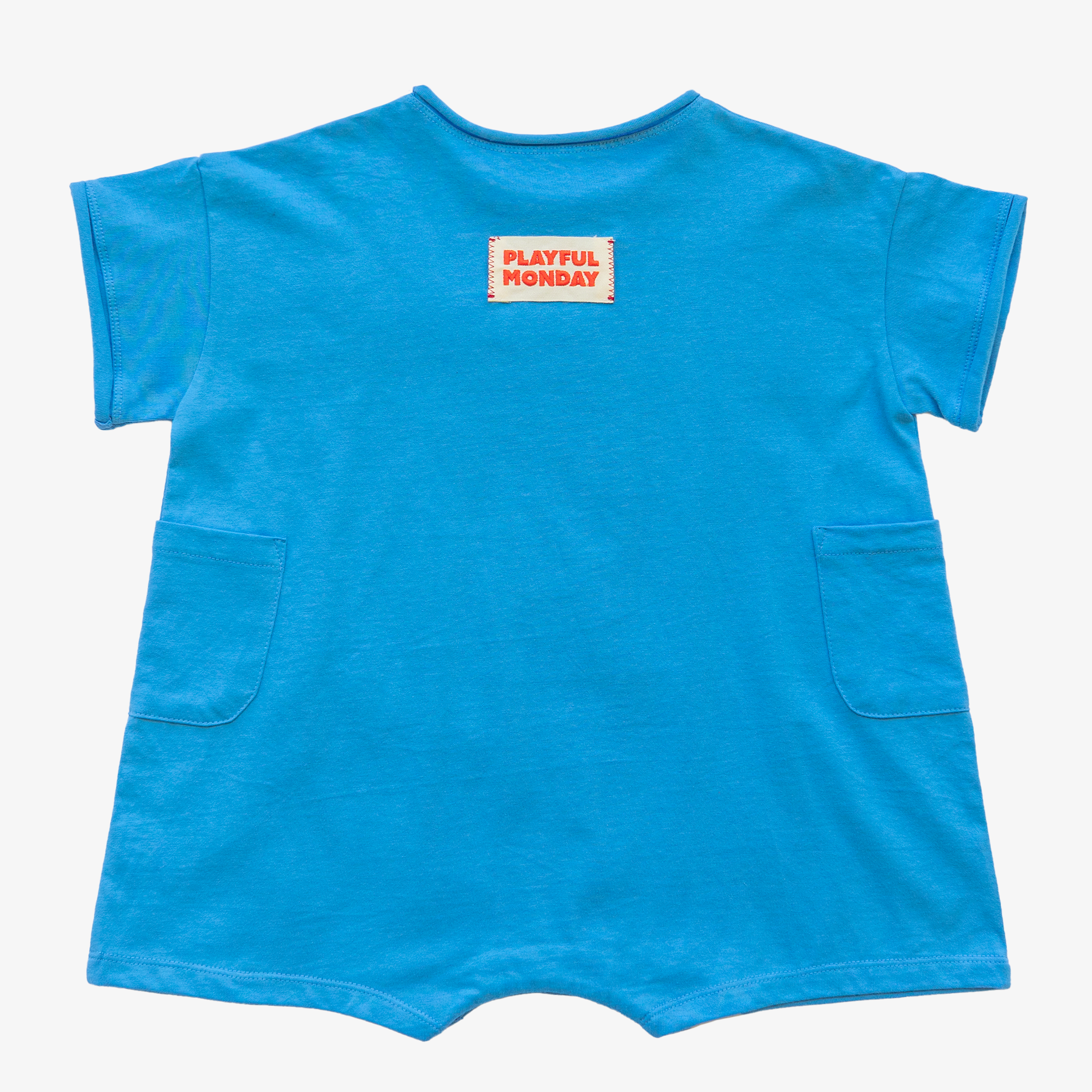 ☀️ Organic Play Suit - Blue