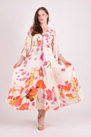 Grasie Floral Ruffle Maxi Dress