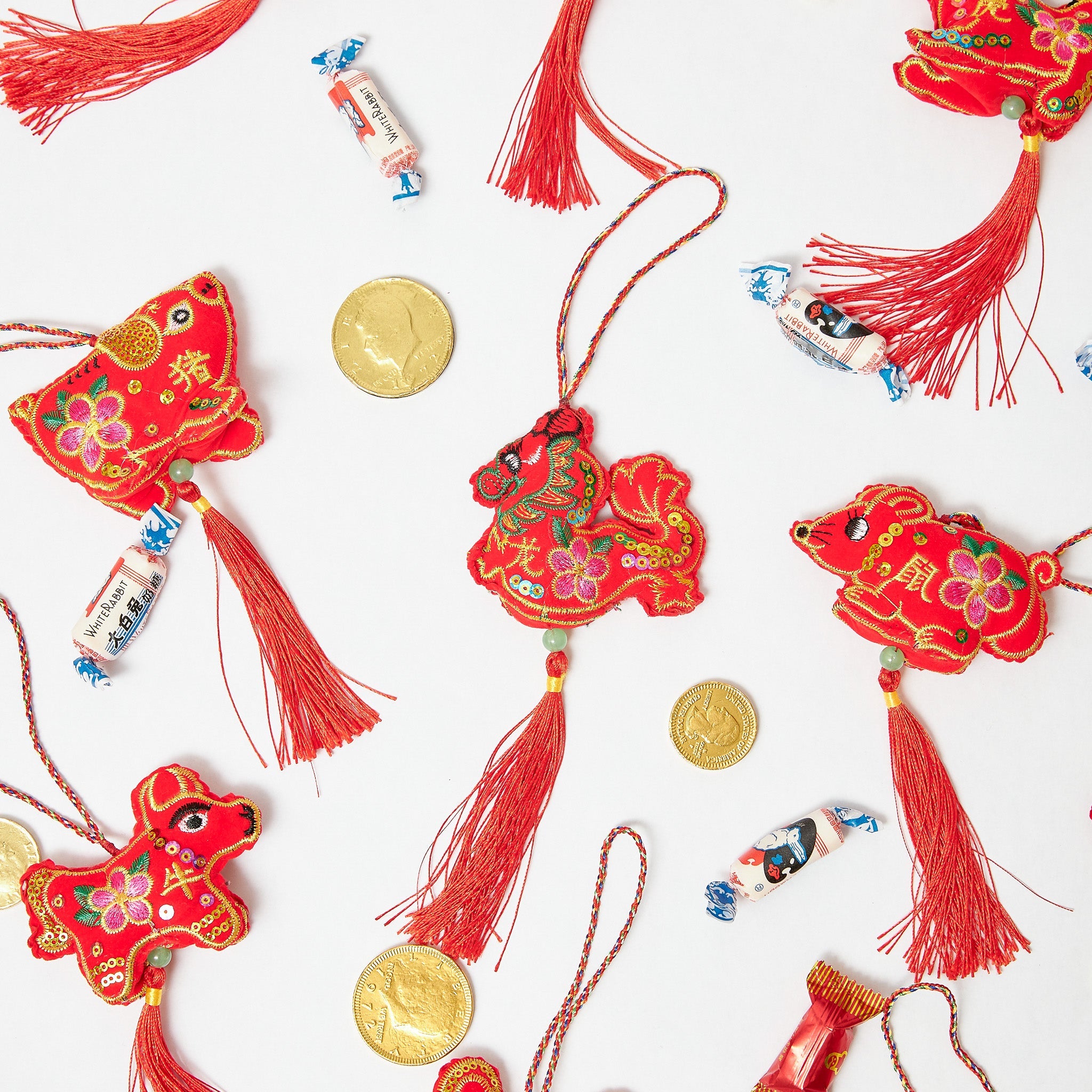 Chinese Zodiac Ornament Set