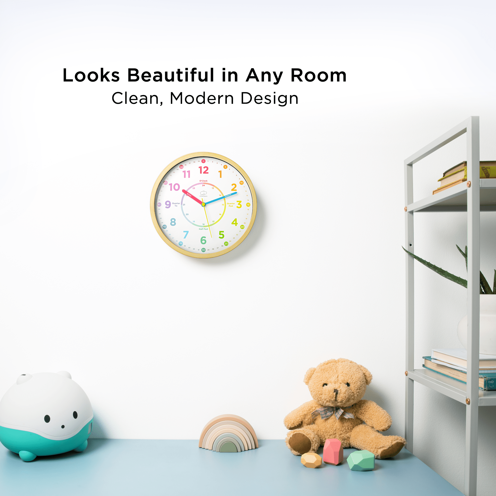 TimeTots Neo Learning Time Clock - Cultr. by Created for Culture asianowned aapimarketplace asianownedkids asianownedkidsproducts asianownedbrands