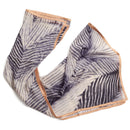 Chiffon Square Scarf Samu Black Hand Crafted  Shibori Print Silk