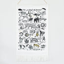 Jungle Alphabet Tapestry - Cultr. by Created for Culture asianowned aapimarketplace asianownedkids asianownedkidsproducts asianownedbrands
