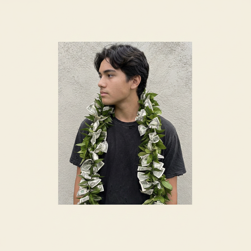 Thick Ti Leaf Money Lei Hero