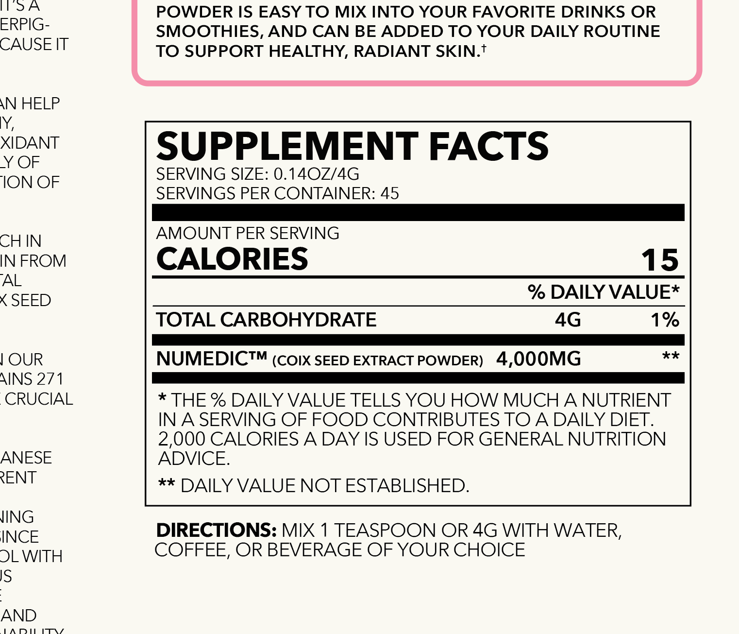 Tone and Glow Coix Seed Extract Powder - Cultr. by Created for Culture asianowned aapimarketplace asianownedkids asianownedkidsproducts asianownedbrands