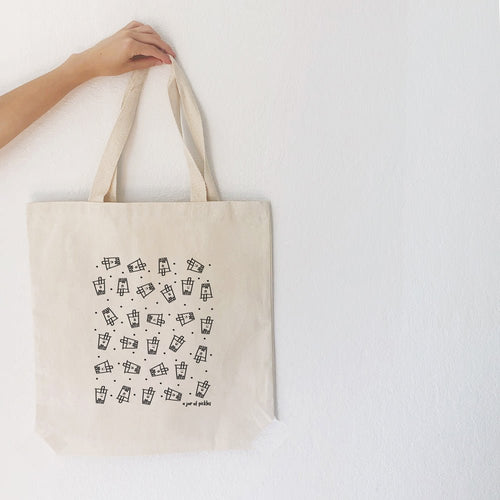 Boba Cotton Tote - Cultr. by Created for Culture asianowned aapimarketplace asianownedkids asianownedkidsproducts asianownedbrands