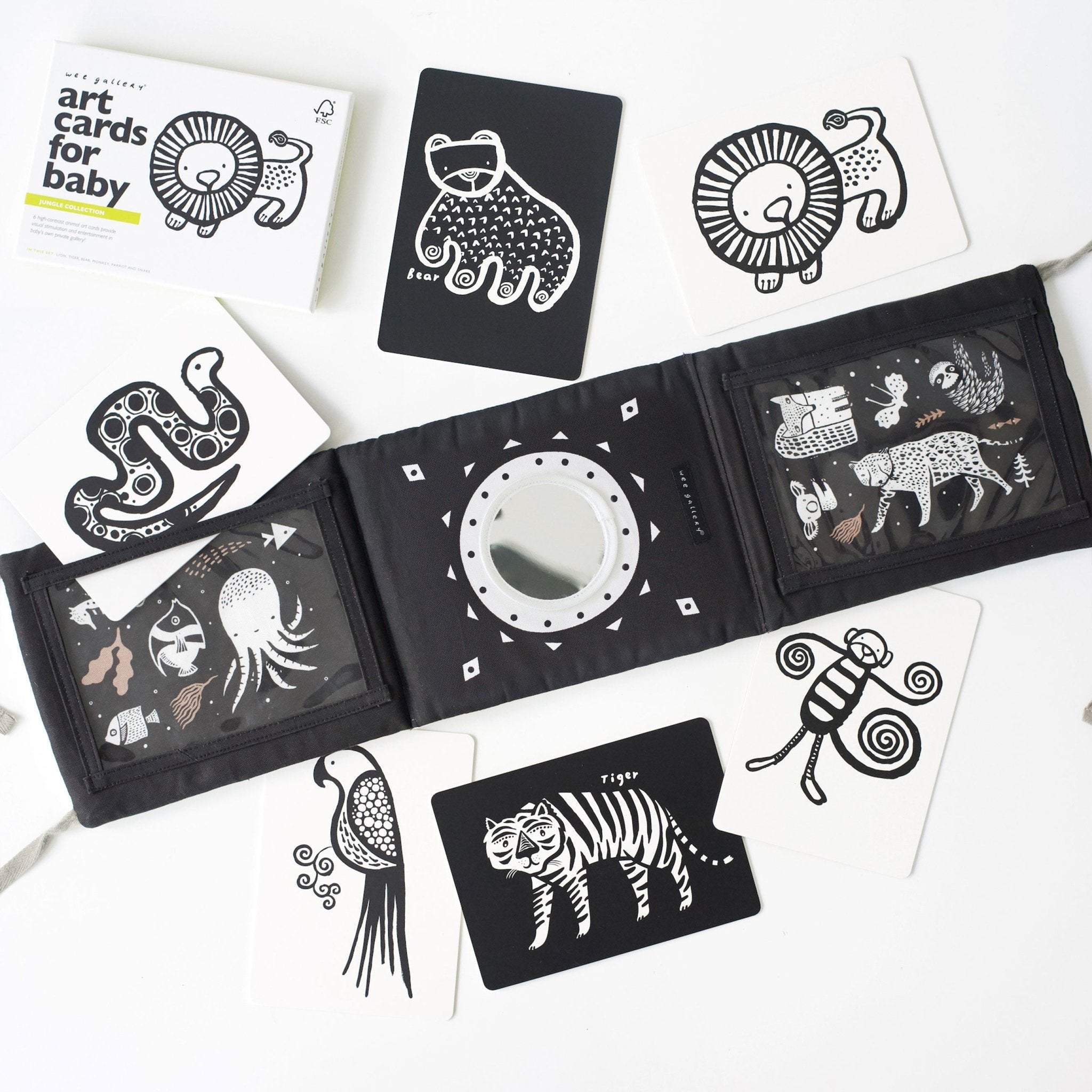 Baby Tummy Time Gallery with Mirror Gift Set - Cultr. by Created for Culture asianowned aapimarketplace asianownedkids asianownedkidsproducts asianownedbrands
