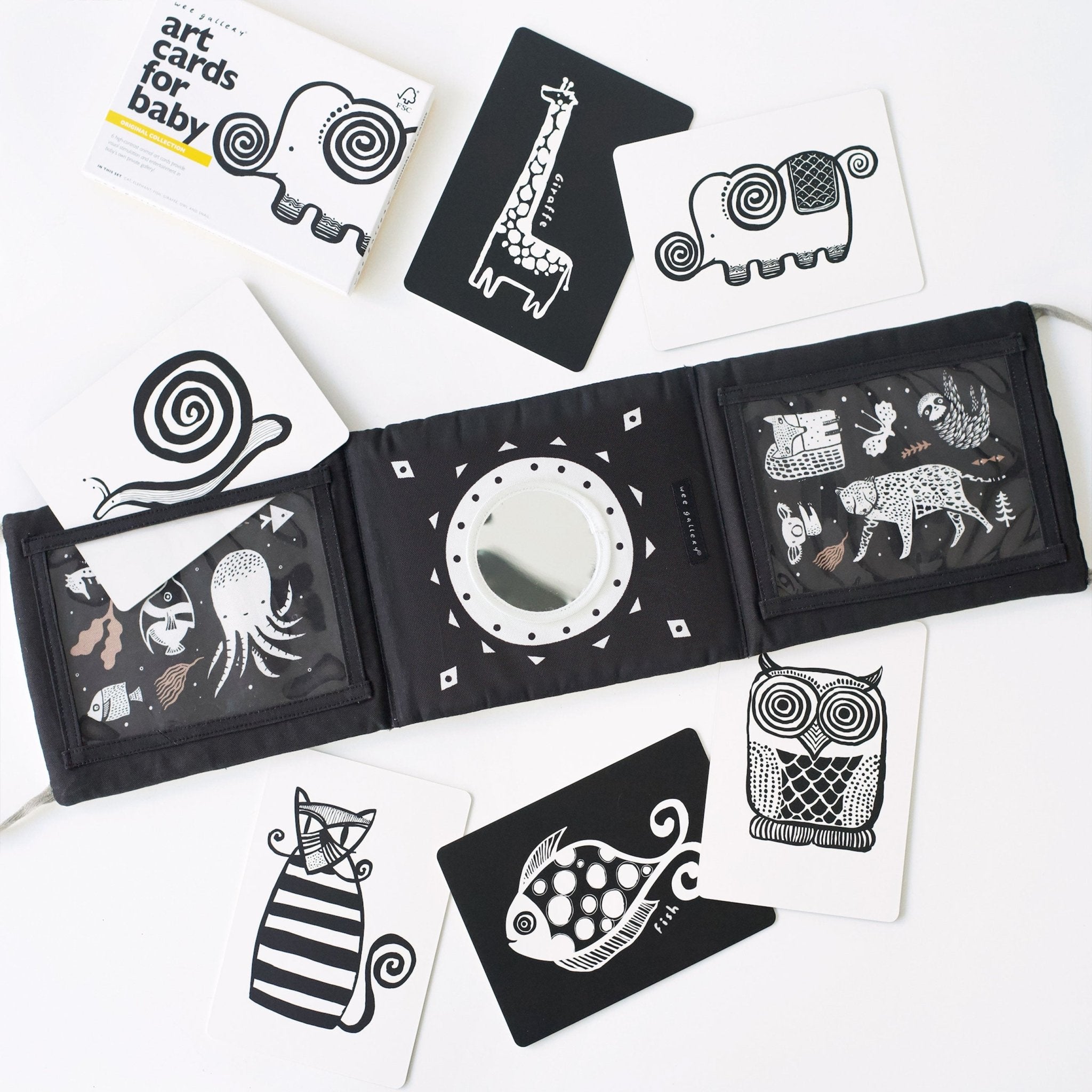 Baby Tummy Time Gallery with Mirror Gift Set - Cultr. by Created for Culture asianowned aapimarketplace asianownedkids asianownedkidsproducts asianownedbrands