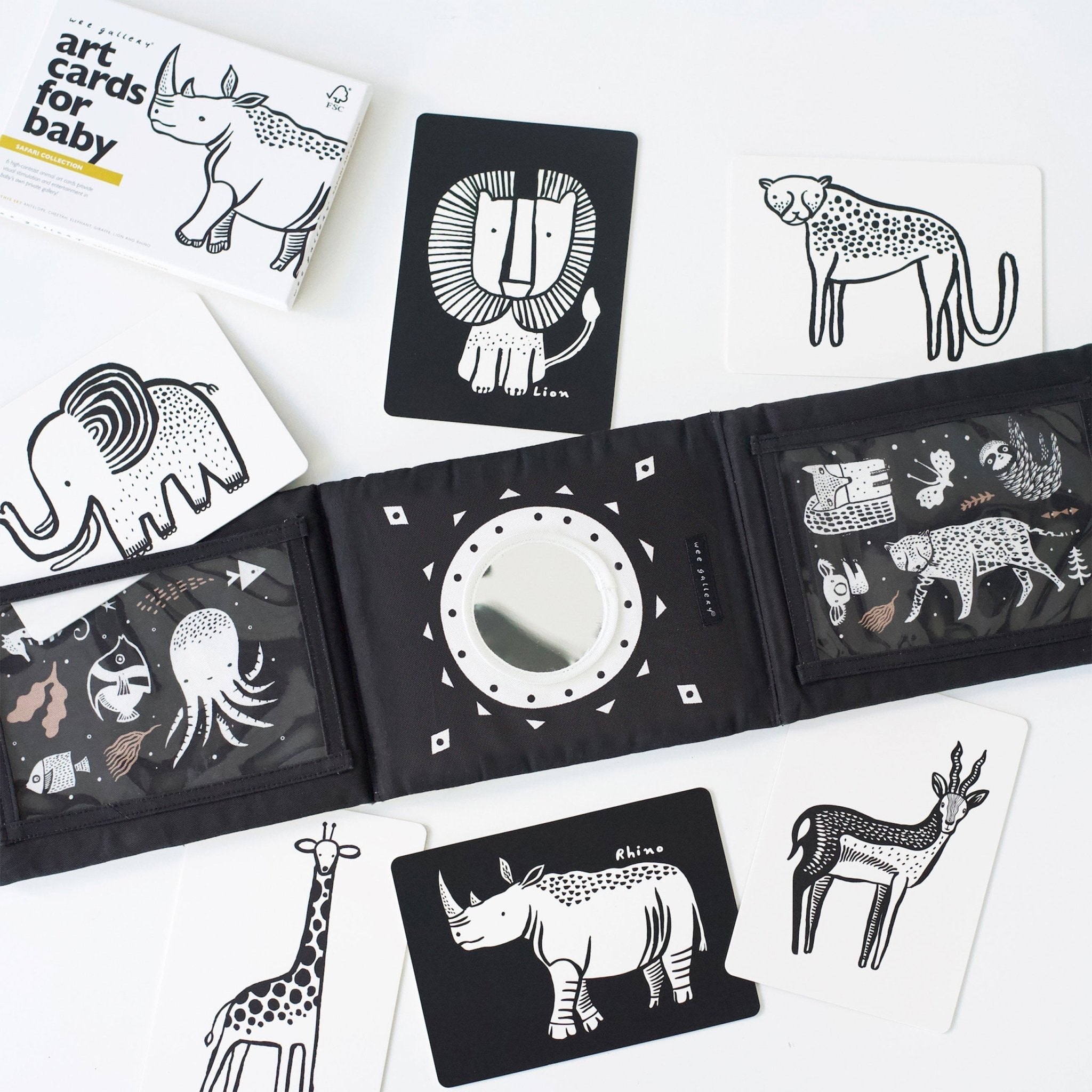 Baby Tummy Time Gallery with Mirror Gift Set - Cultr. by Created for Culture asianowned aapimarketplace asianownedkids asianownedkidsproducts asianownedbrands