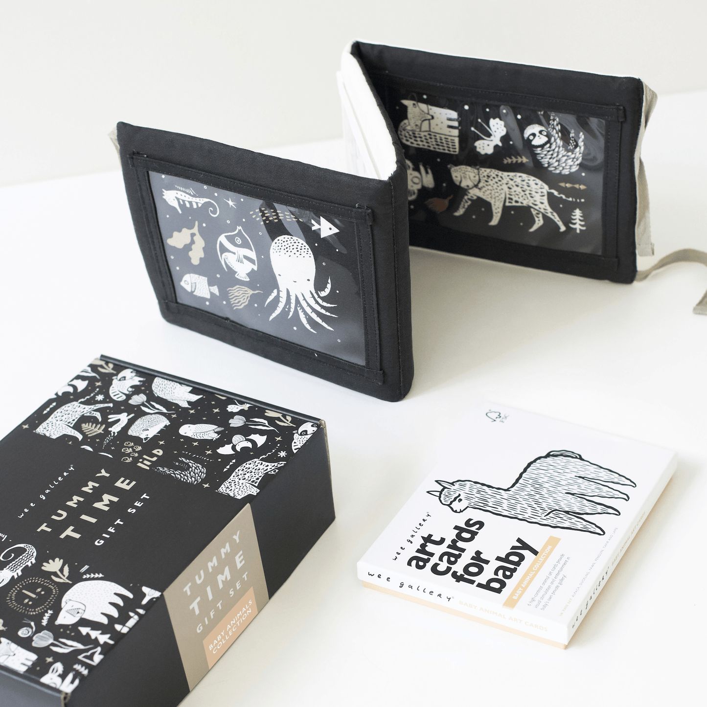 Baby Tummy Time Gallery with Mirror Gift Set