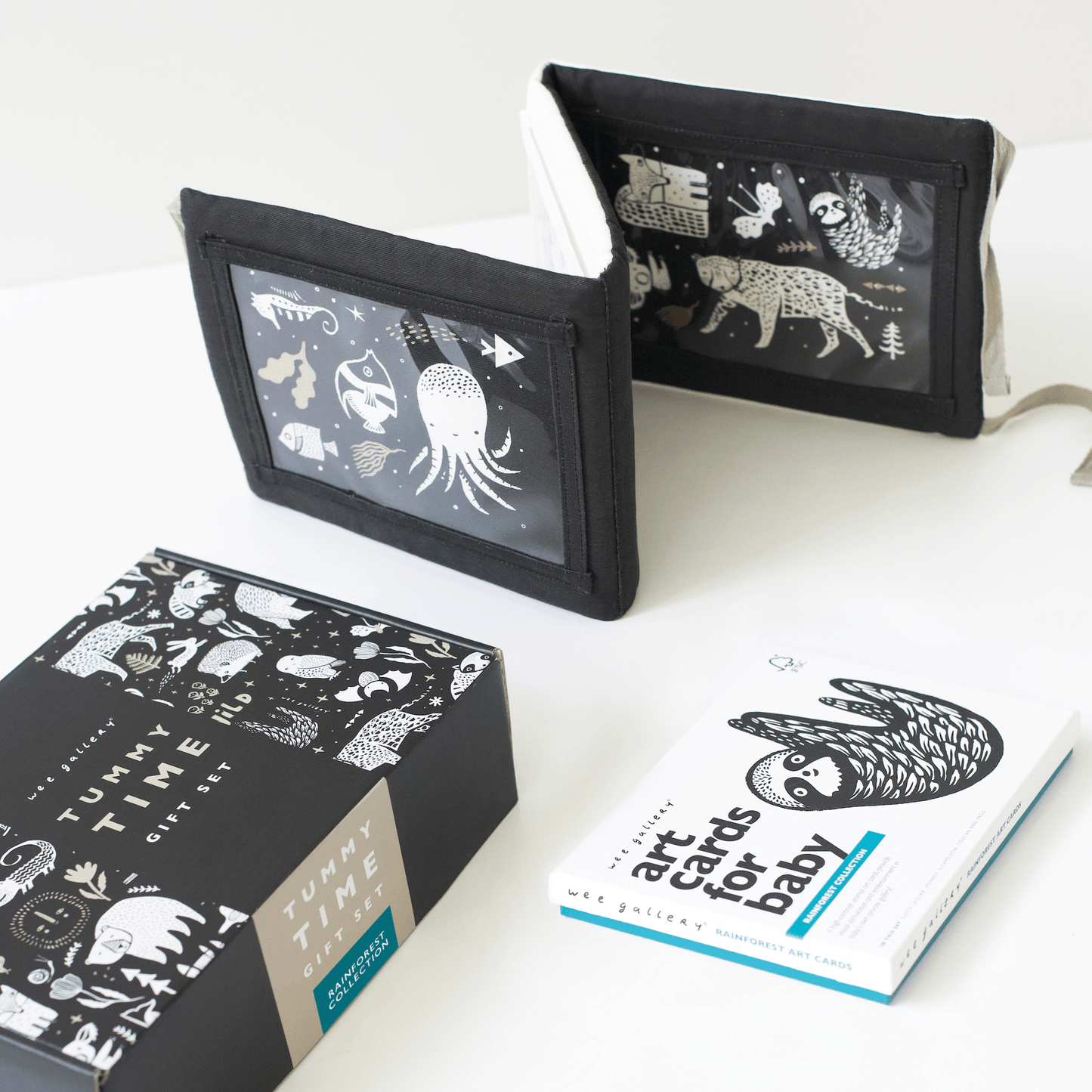 Baby Tummy Time Gallery with Mirror Gift Set