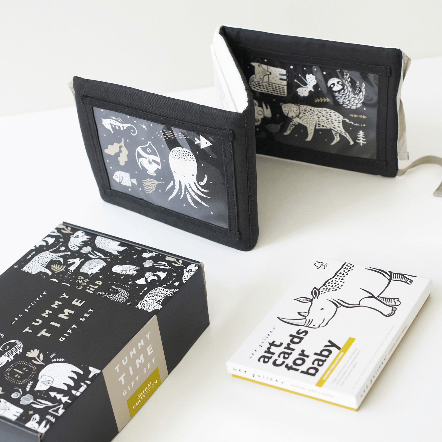 Baby Tummy Time Gallery with Mirror Gift Set