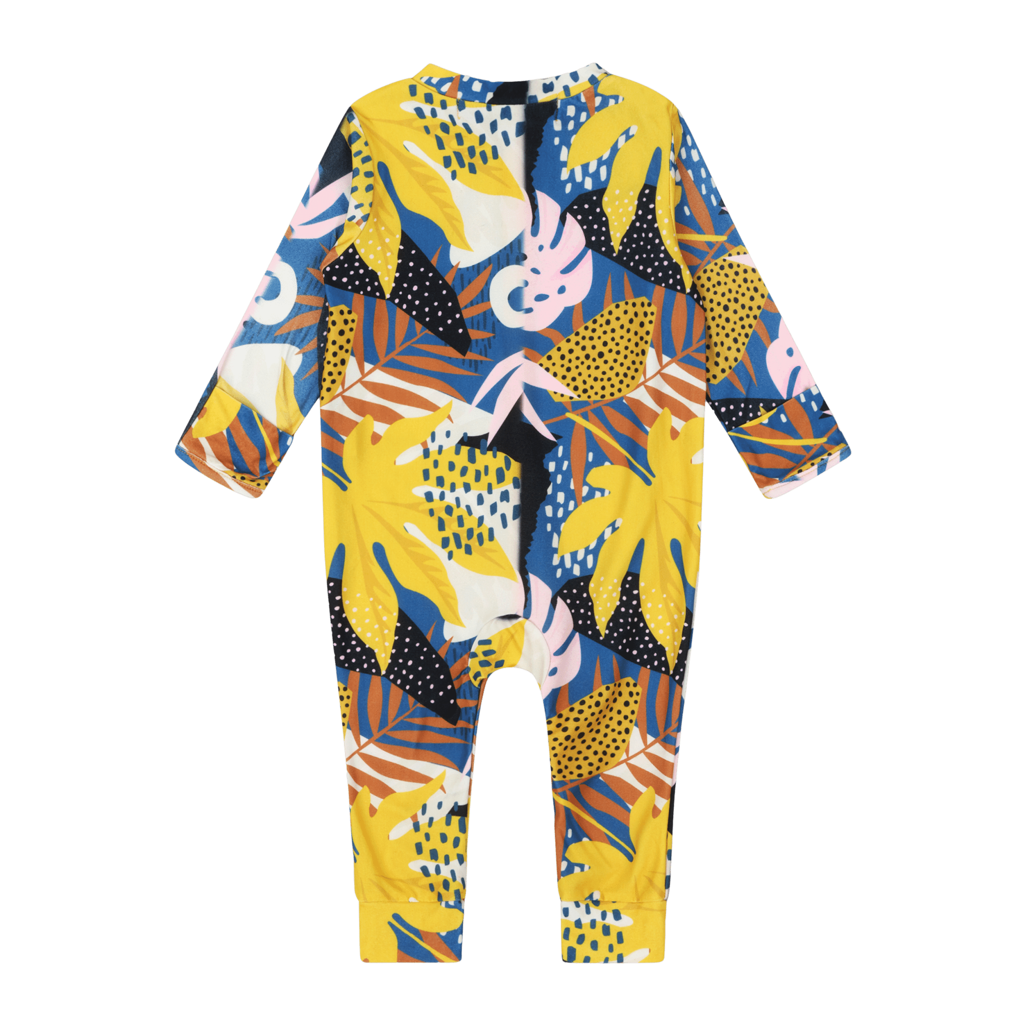 Yellow Leaf Tuta Jumper – Multicultural Kidswear by Mixed Up Clothing