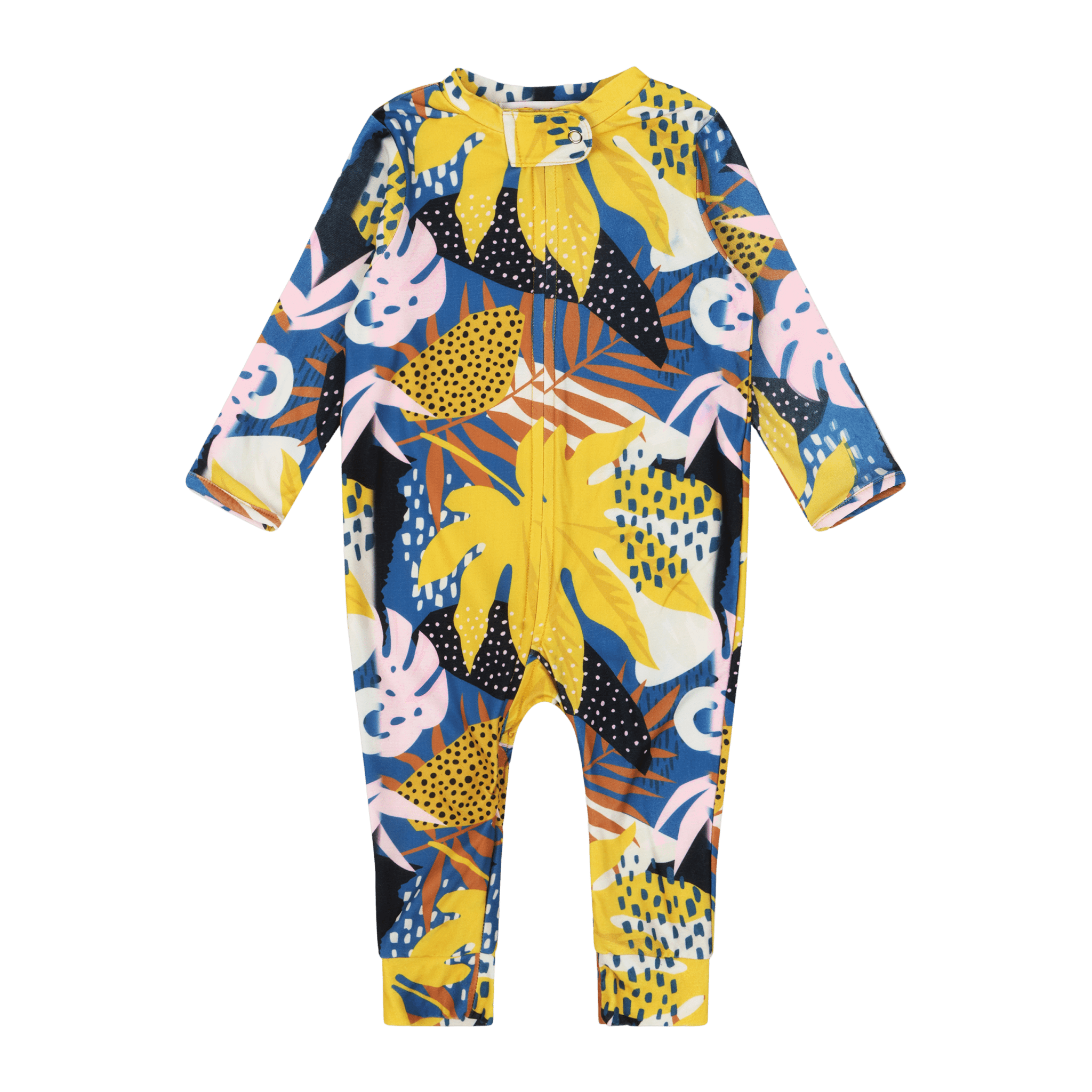 Yellow Leaf Tuta Jumper – Multicultural Kidswear by Mixed Up Clothing