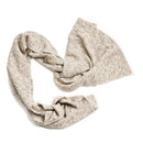 Forest Night Handwoven Neutral Cashmere Merino Scarf