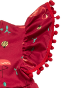 Flamingo Short Sleeve Dress – Colorful Multicultural Kids Outfit