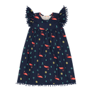 Flamingo Short Sleeve Dress – Colorful Multicultural Kids Outfit