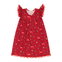 Flamingo Short Sleeve Dress – Colorful Multicultural Kids Outfit