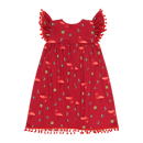 Flamingo Short Sleeve Dress – Colorful Multicultural Kids Outfit