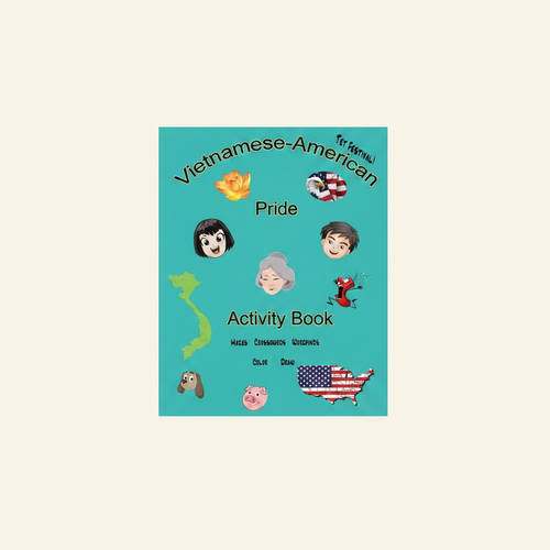 Vietnamese-American Pride Activity Book Hero