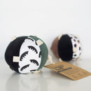 Taggy Ball with Rattle - Jungle Leaves - Cultr. by Created for Culture asianowned aapimarketplace asianownedkids asianownedkidsproducts asianownedbrands