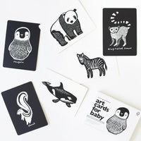 Art Cards for Baby - Black and White Collection - Cultr. by Created for Culture asianowned aapimarketplace asianownedkids asianownedkidsproducts asianownedbrands