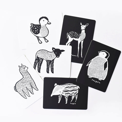 Art Cards for Baby - Baby Animals Collection - Cultr. by Created for Culture asianowned aapimarketplace asianownedkids asianownedkidsproducts asianownedbrands