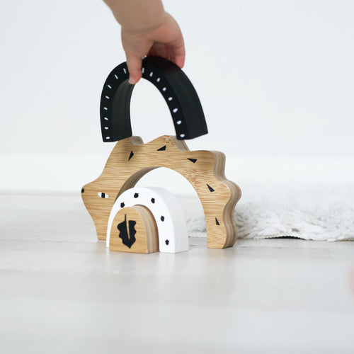 Bamboo Nesting Hedgehog - Cultr. by Created for Culture asianowned aapimarketplace asianownedkids asianownedkidsproducts asianownedbrands