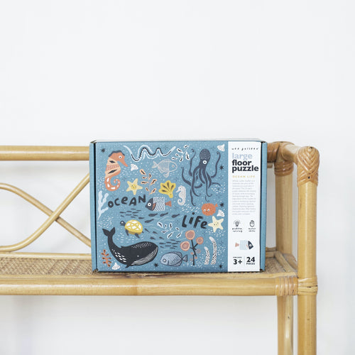 Ocean Life Floor Puzzle - Cultr. by Created for Culture asianowned aapimarketplace asianownedkids asianownedkidsproducts asianownedbrands
