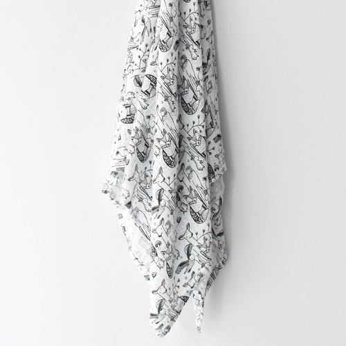 Organic Muslin Swaddle - Forest - Cultr. by Created for Culture asianowned aapimarketplace asianownedkids asianownedkidsproducts asianownedbrands