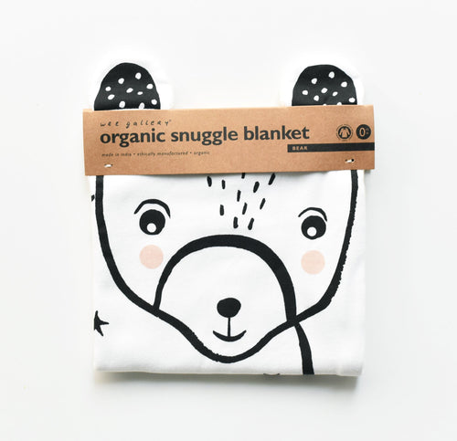 Organic Snuggle Blanket - Bear - Cultr. by Created for Culture asianowned aapimarketplace asianownedkids asianownedkidsproducts asianownedbrands