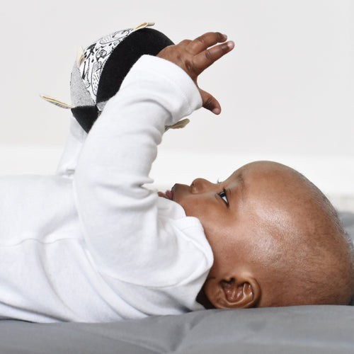Taggy Ball with Rattle - Nordic - Cultr. by Created for Culture asianowned aapimarketplace asianownedkids asianownedkidsproducts asianownedbrands