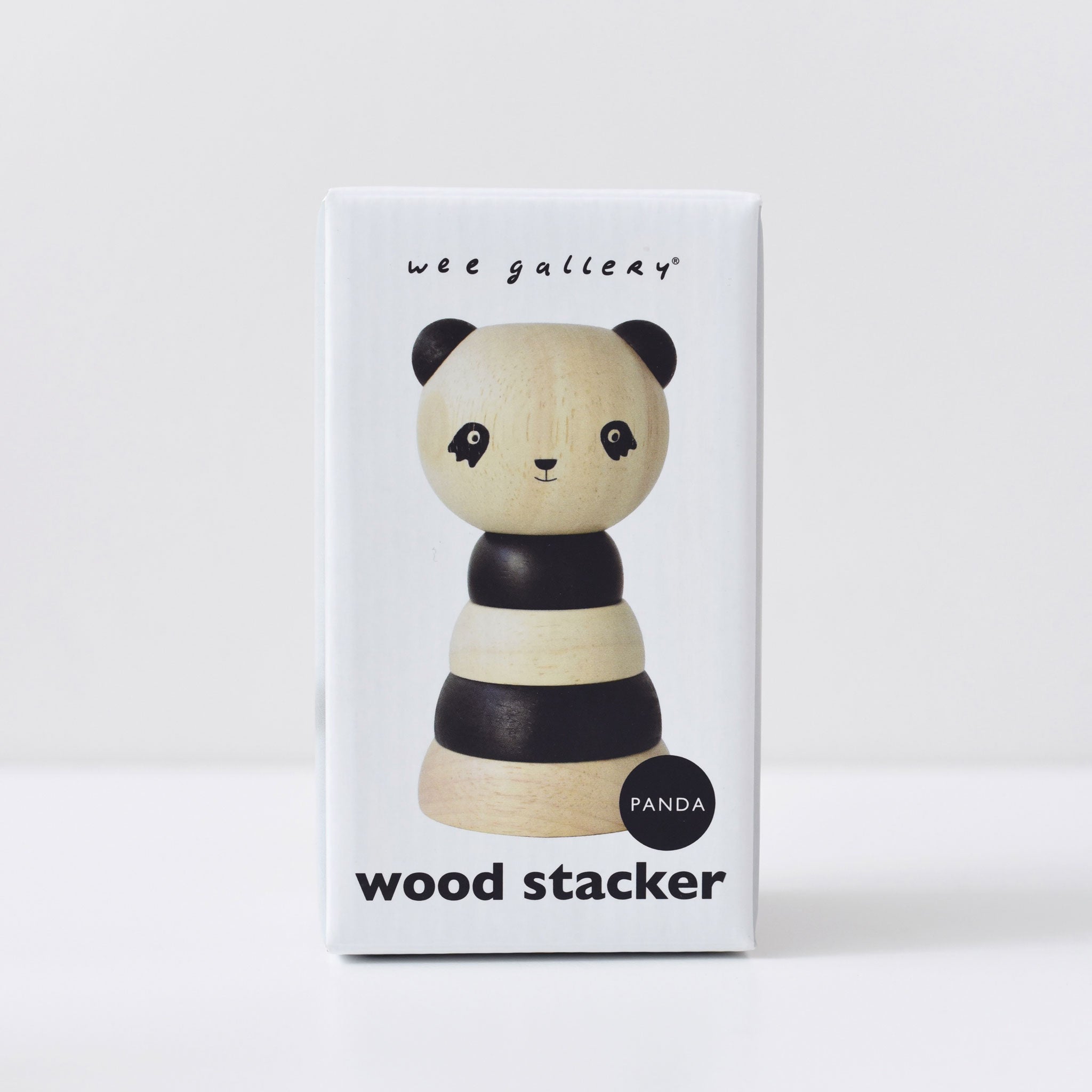 Wood Stacker - Panda - Cultr. by Created for Culture asianowned aapimarketplace asianownedkids asianownedkidsproducts asianownedbrands