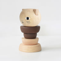 Wood Stacker - Cat - Cultr. by Created for Culture asianowned aapimarketplace asianownedkids asianownedkidsproducts asianownedbrands