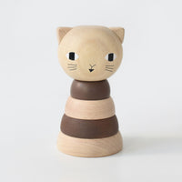 Wood Stacker - Cat - Cultr. by Created for Culture asianowned aapimarketplace asianownedkids asianownedkidsproducts asianownedbrands