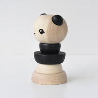 Wood Stacker - Panda - Cultr. by Created for Culture asianowned aapimarketplace asianownedkids asianownedkidsproducts asianownedbrands