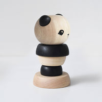 Wood Stacker - Panda - Cultr. by Created for Culture asianowned aapimarketplace asianownedkids asianownedkidsproducts asianownedbrands