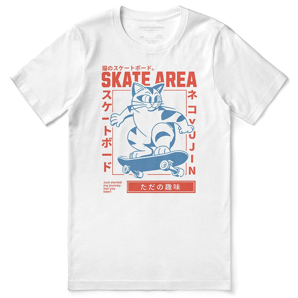 Skate Area Cat T-Shirt