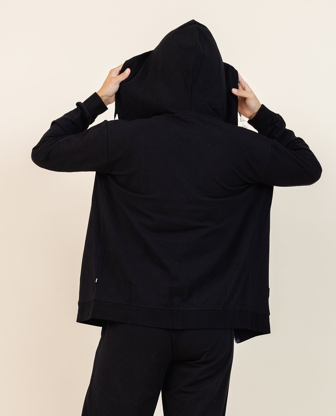 Women's Zip Hoodie in Ink