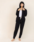 Women's Zip Hoodie in Ink