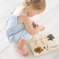 Wooden Tray Puzzle - Ocean Animals - Cultr. by Created for Culture asianowned aapimarketplace asianownedkids asianownedkidsproducts asianownedbrands