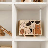 Wooden Tray Puzzle - Woodland Animals - Cultr. by Created for Culture asianowned aapimarketplace asianownedkids asianownedkidsproducts asianownedbrands