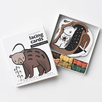 Lacing Cards - Woodland Animals - Cultr. by Created for Culture asianowned aapimarketplace asianownedkids asianownedkidsproducts asianownedbrands