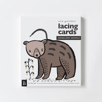 Lacing Cards - Woodland Animals - Cultr. by Created for Culture asianowned aapimarketplace asianownedkids asianownedkidsproducts asianownedbrands