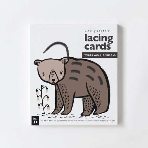 Lacing Cards - Woodland Animals - Cultr. by Created for Culture asianowned aapimarketplace asianownedkids asianownedkidsproducts asianownedbrands